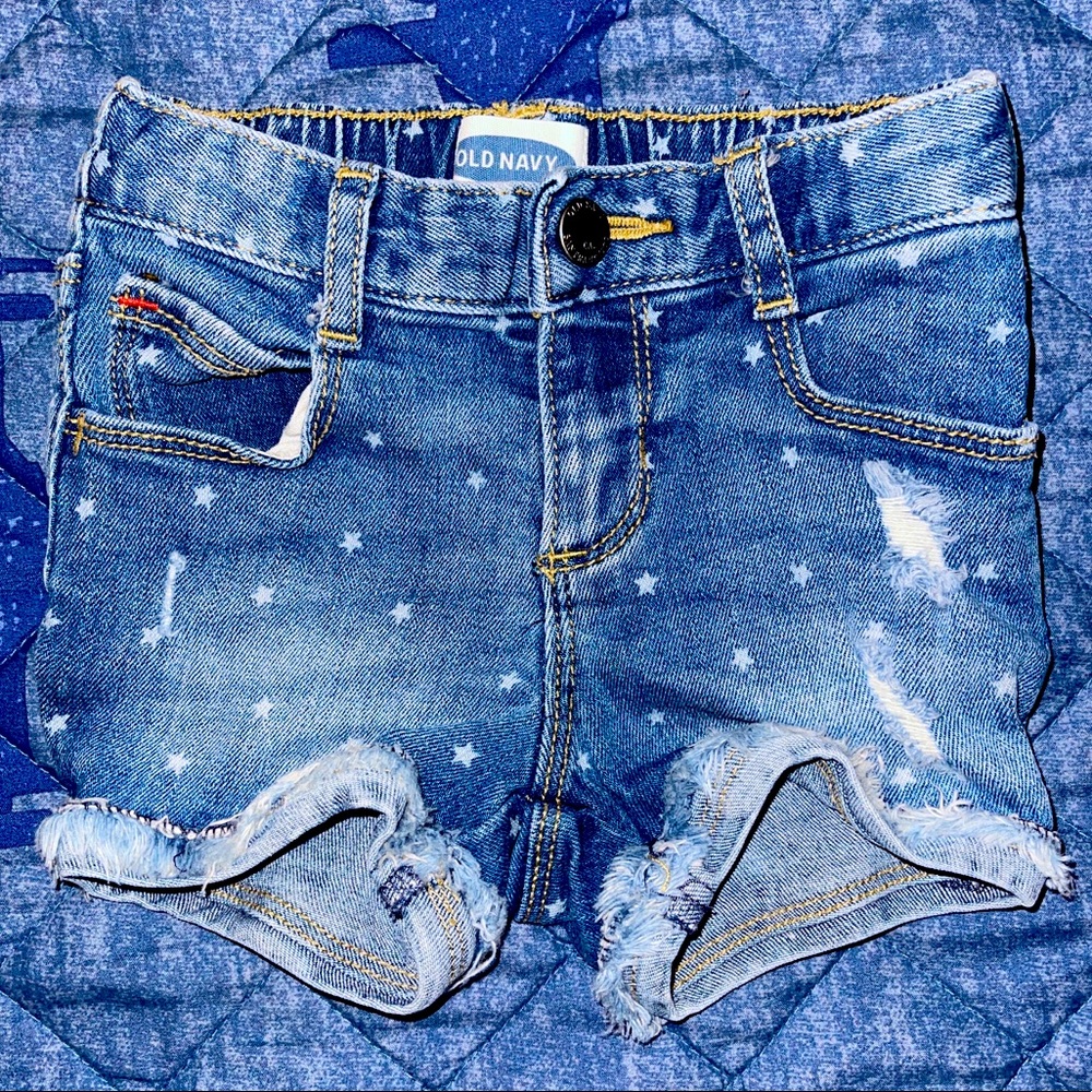 Jean star shorts